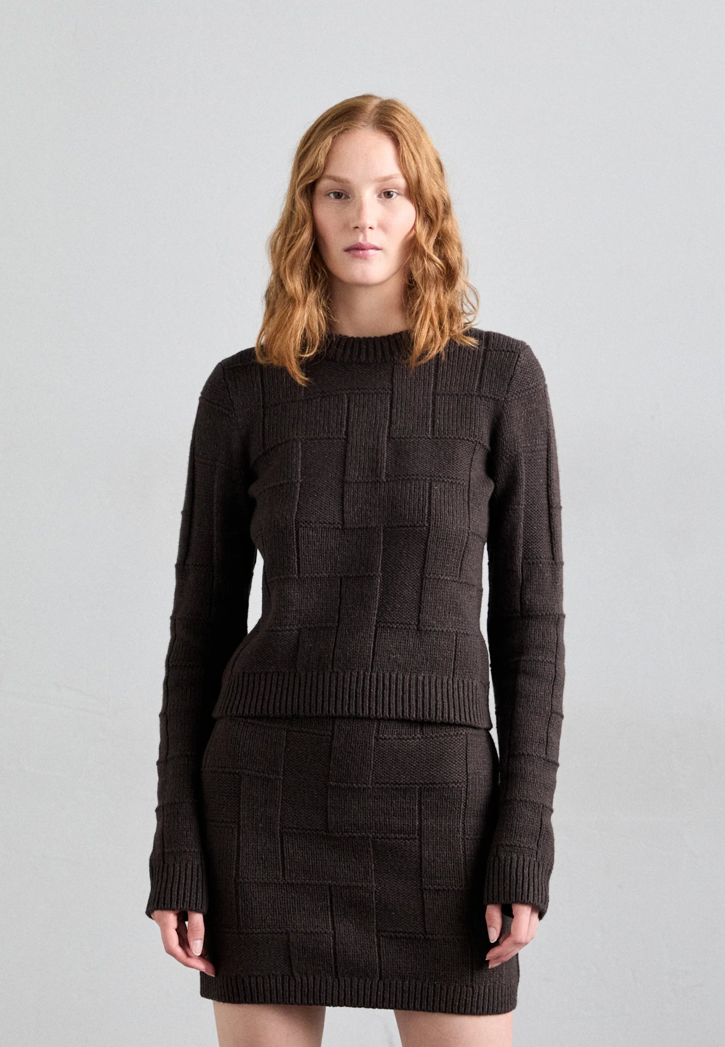 Tiger of Sweden | Pull En Coton-Laine ''Marie'' - Marron profond