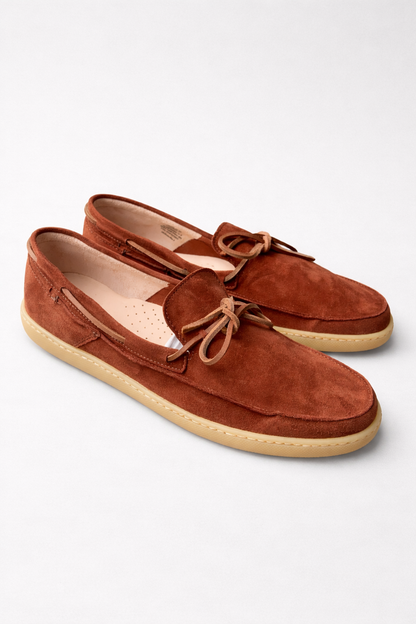 Astorflex | Mocassins ''Rivaflex'' en daim - brûlé