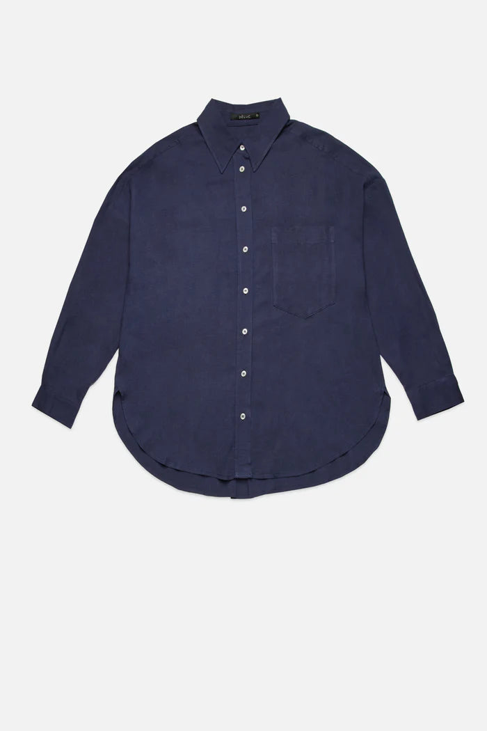 Deluc | Chemise ample "ROXA" - Bleu marin