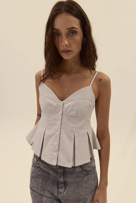 Dèluc | Haut 'Corvo' | Olive