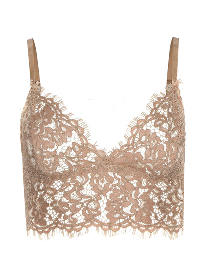 L'AGENCE| Bralette en dentelle 'Aislin' | Cappuccino