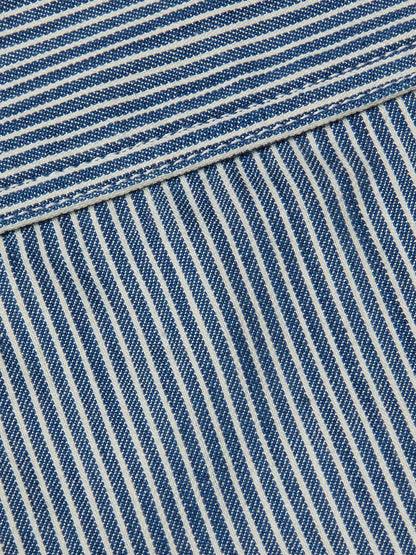 L'AGENCE| Haut corset structuré 'Arlin' | Bleu et blanc rayé
