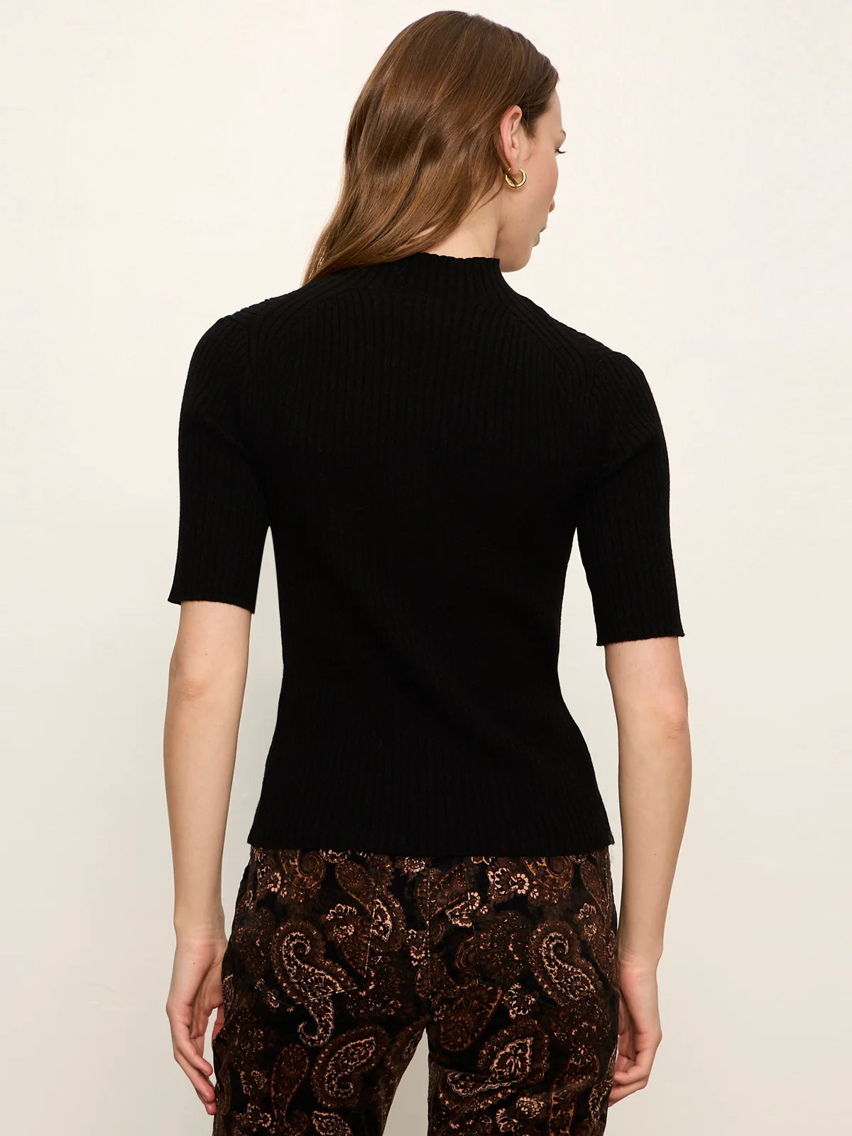 Sanctuary | Chandail à col haut  ' Ribbed' | Noir
