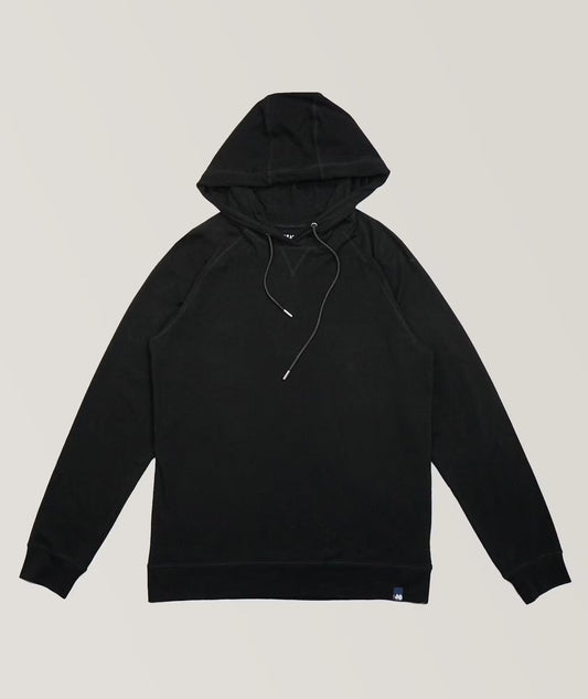 Benson | Pull à capuche en coton Supima ''Laguna'' - Noir