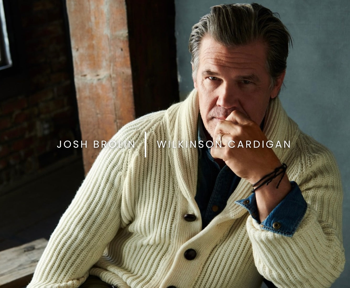 Peregrine | Le cardigan ''Wilkinson'' en laine mérinos - Ecru