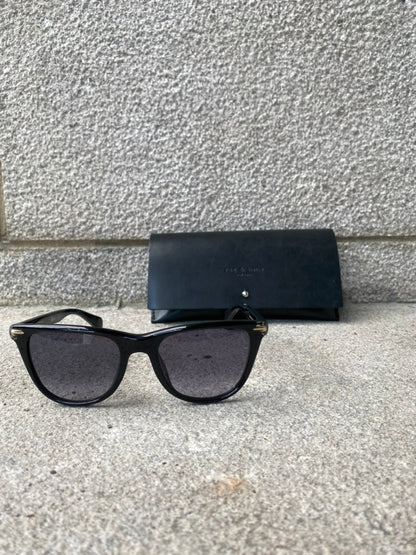 Rag & Bone  | Lunettes de soleil Rnb 1051/G/S- Noir avec accents dorés