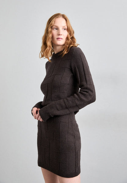 Tiger of Sweden | La jupe en coton et laine ''Cherry'' - Marron chaud