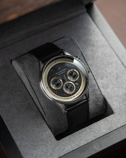 AV86 | Montre ''Chronodate Automatic 1564'' 39 mm - Acier / Noir