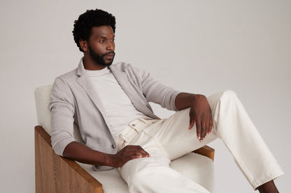 Emanuel Berg | Gilet en laine mérinos Premium  - Beige