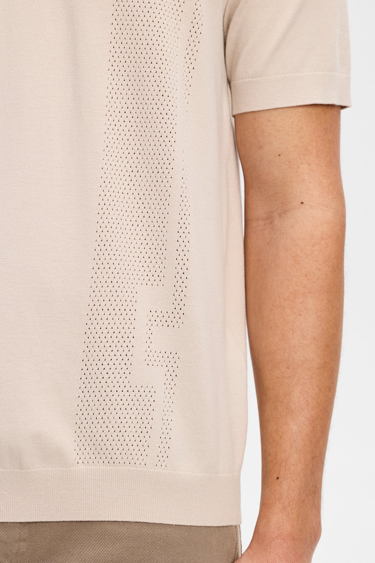 J.Lindeberg | polo à manches courtes "Reymond Knit" - Beige
