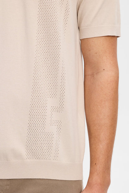 J.Lindeberg | polo à manches courtes "Reymond Knit" - Beige