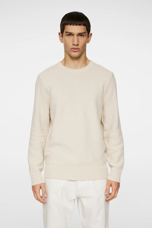 J.Lindeberg | Le pull-over en coton "Arthur" - crème