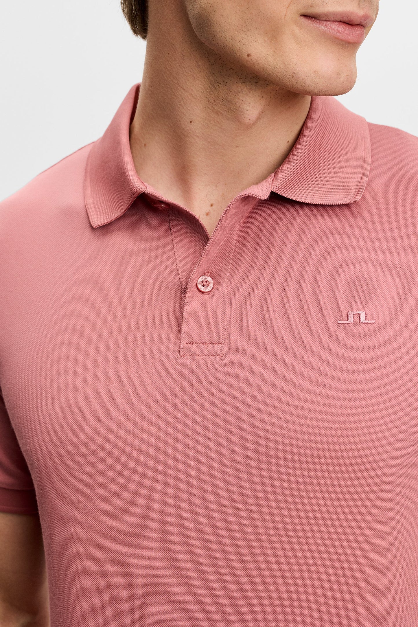 J.Lindeberg | Le polo ''Verse'' en coton piqué interlock - Rose