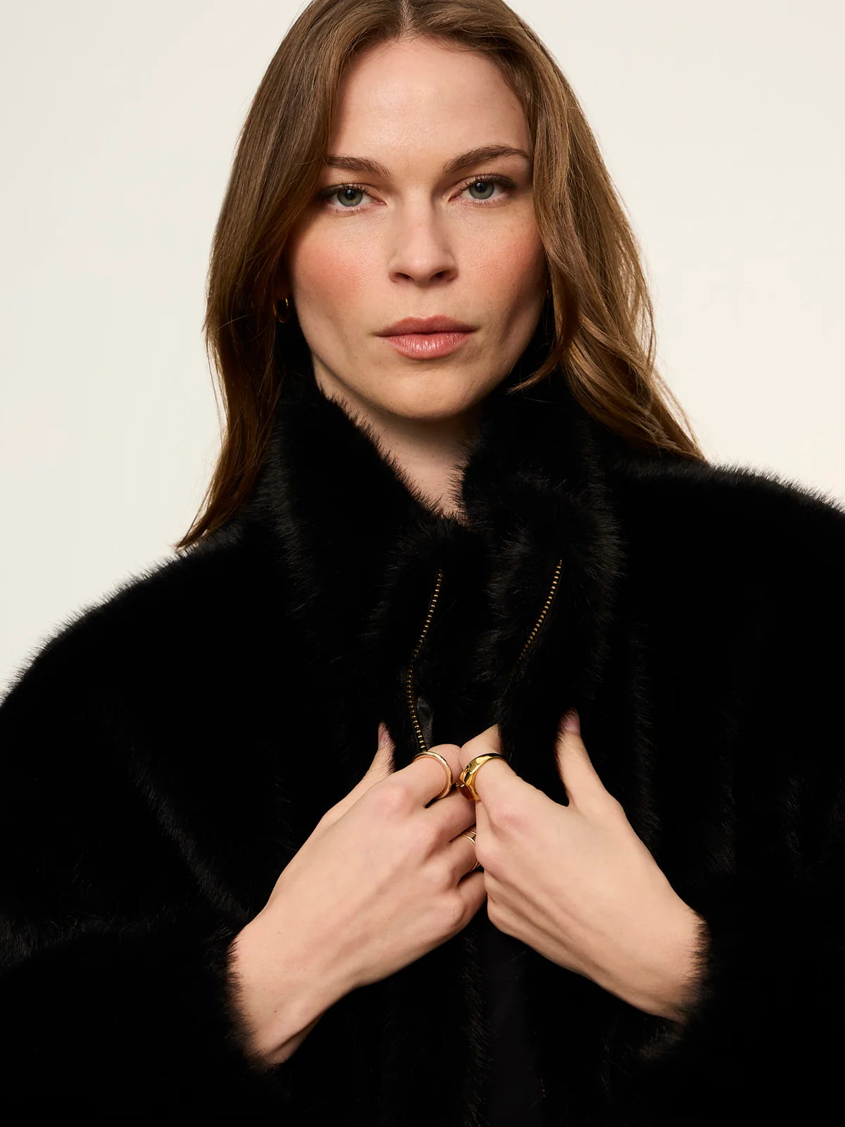 Sanctuary | Veste en fourrure 'Everest' | Noire