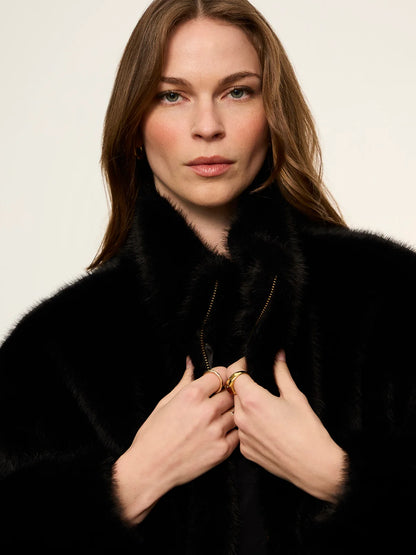 Sanctuary | Veste en fourrure 'Everest' | Noire