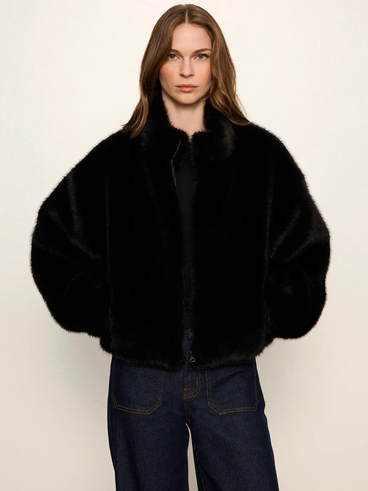 Sanctuary | Veste en fourrure 'Everest' | Noire