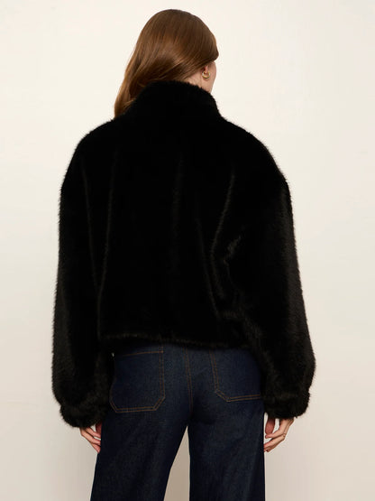 Sanctuary | Veste en fourrure 'Everest' | Noire