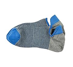 Marcoliani - Chaussettes "invisible touch" à motif rayé - Gris