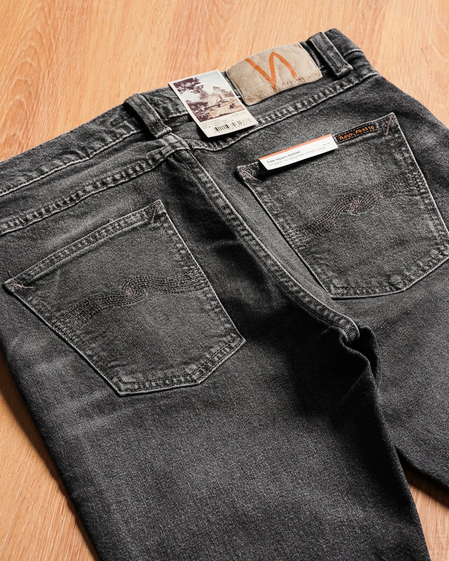 NUDIE JEANS | Jean "LEAN DEAN" - Gris ''Hurricane''