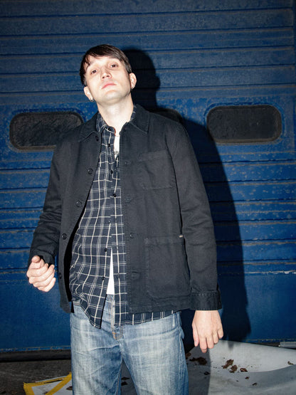 Nudie Jeans | La veste workwear en coton bio ''Barney ''- Noir