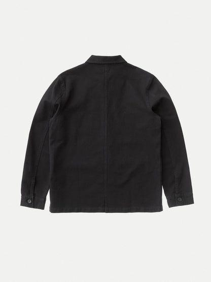Nudie Jeans | La veste workwear en coton bio ''Barney ''- Noir