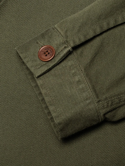 Nudie Jeans | La veste workwear en coton bio ''Barney ''- Olive