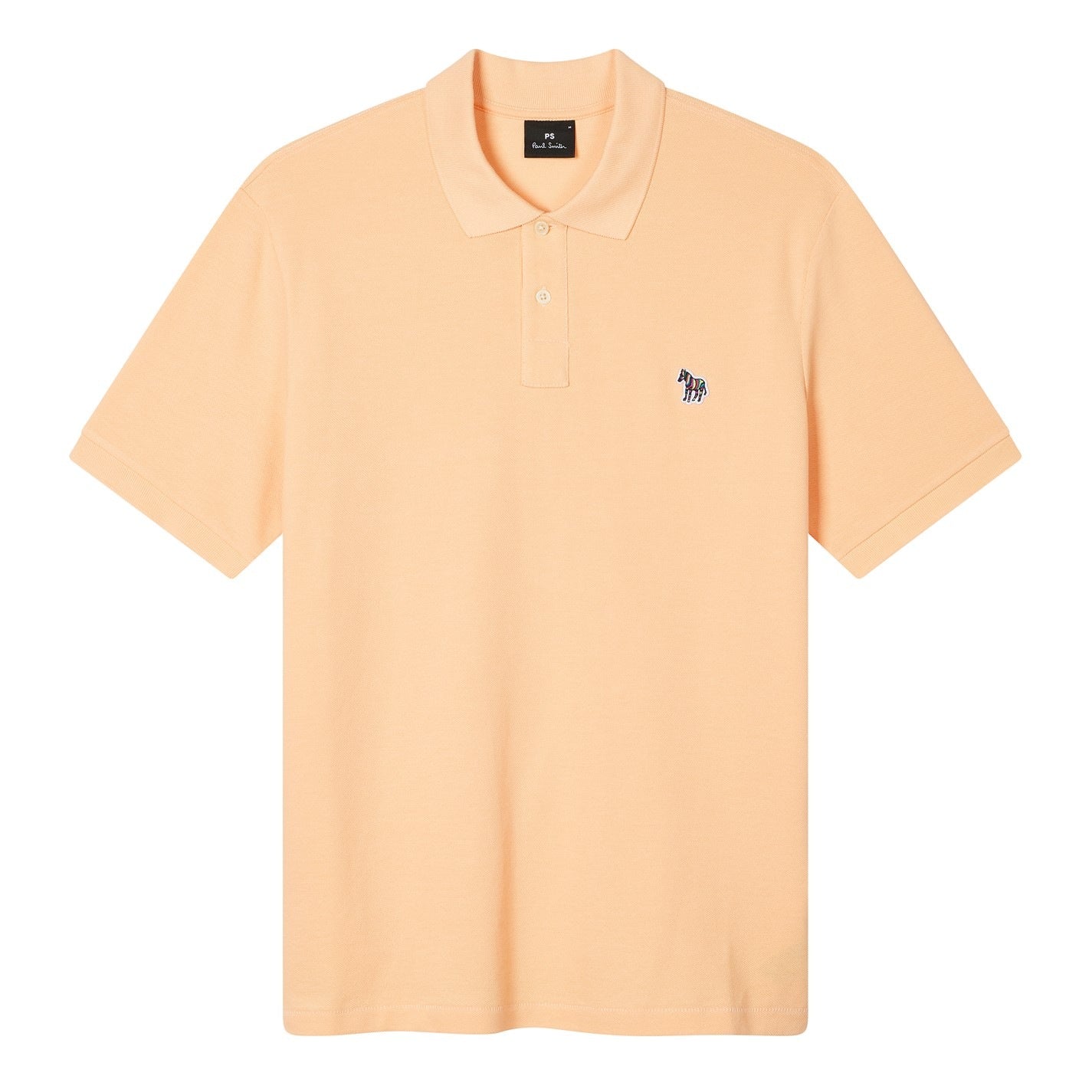 Paul smith | Polo en coton piqué avec logo zèbre - Orange clair