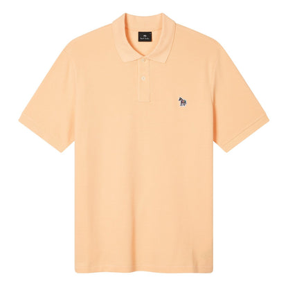 Paul smith | Polo en coton piqué avec logo zèbre - Orange clair