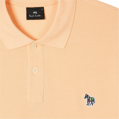 Paul smith | Polo en coton piqué avec logo zèbre - Orange clair