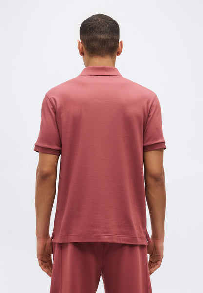 J.Lindeberg | Le polo ''Verse'' en coton piqué interlock - Rose foncé