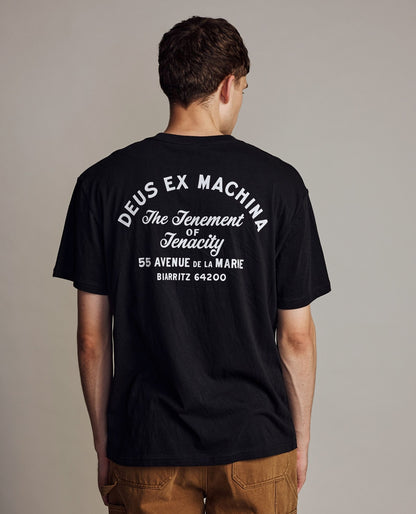 Deus Ex Machina | Le T-shirt 323 ''Rally eye'' - Noir