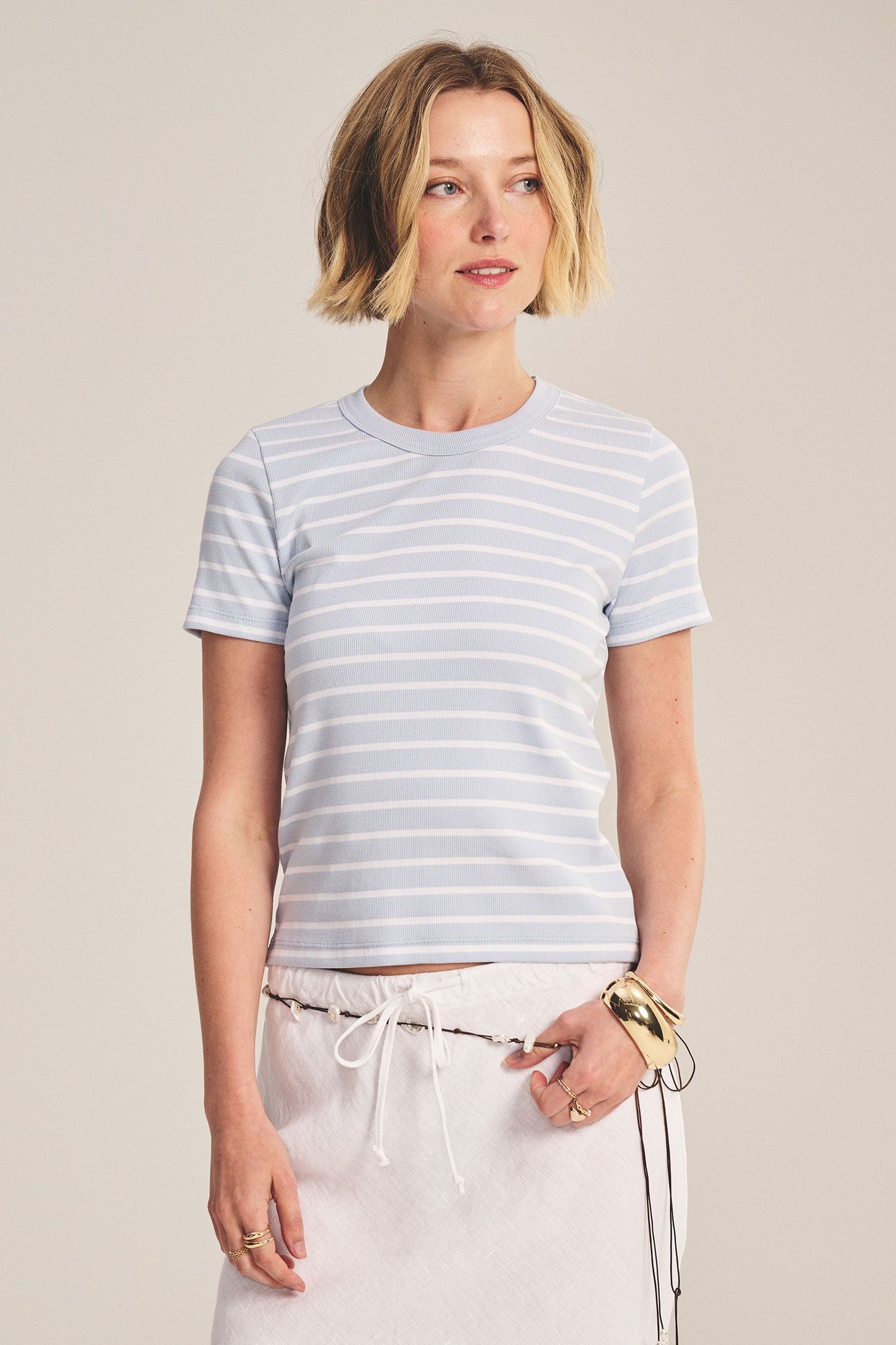 Velvet | Top "Brenda" - Bleu