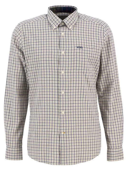 Barbour | Chemise à carreaux "Padshaw" - Bleu/beige