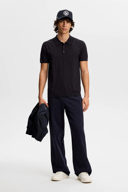 J.Lindeberg | polo à manches courtes "Ridge Knitted" - Bleu marin