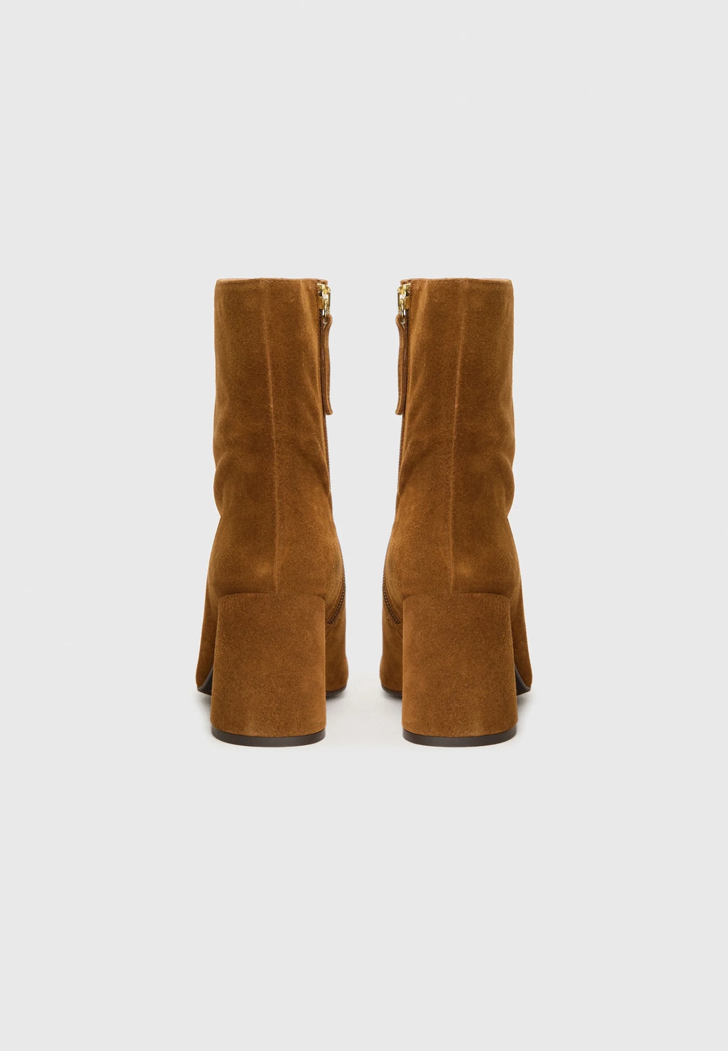 Angel Alarcon | Bottines à talons hauts en daim - Marron clair