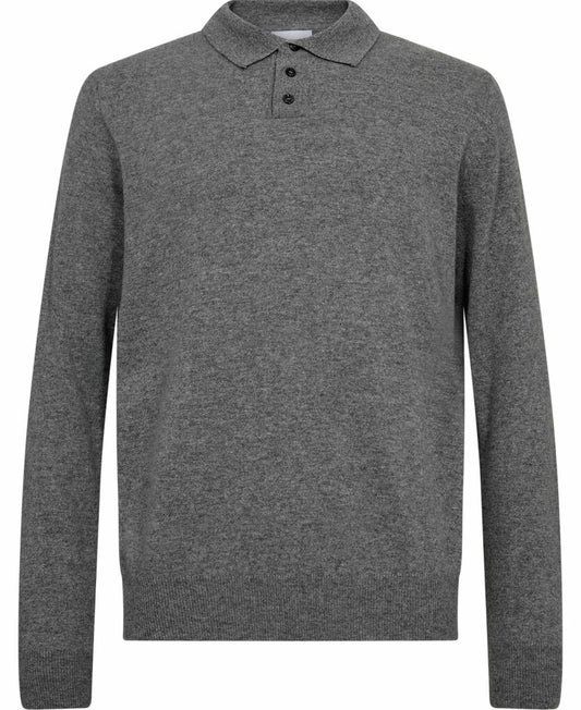 SAND Copenhagen | Polo en laine mélangée - Gris