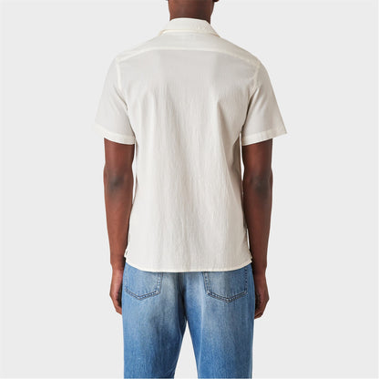 Paul smith | Chemise à manches courtes en seersucker PS - Blanc