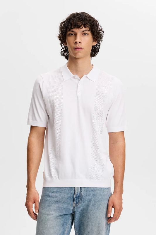 J.Lindeberg | polo à manches courtes "Reymond Knit" - Blanc