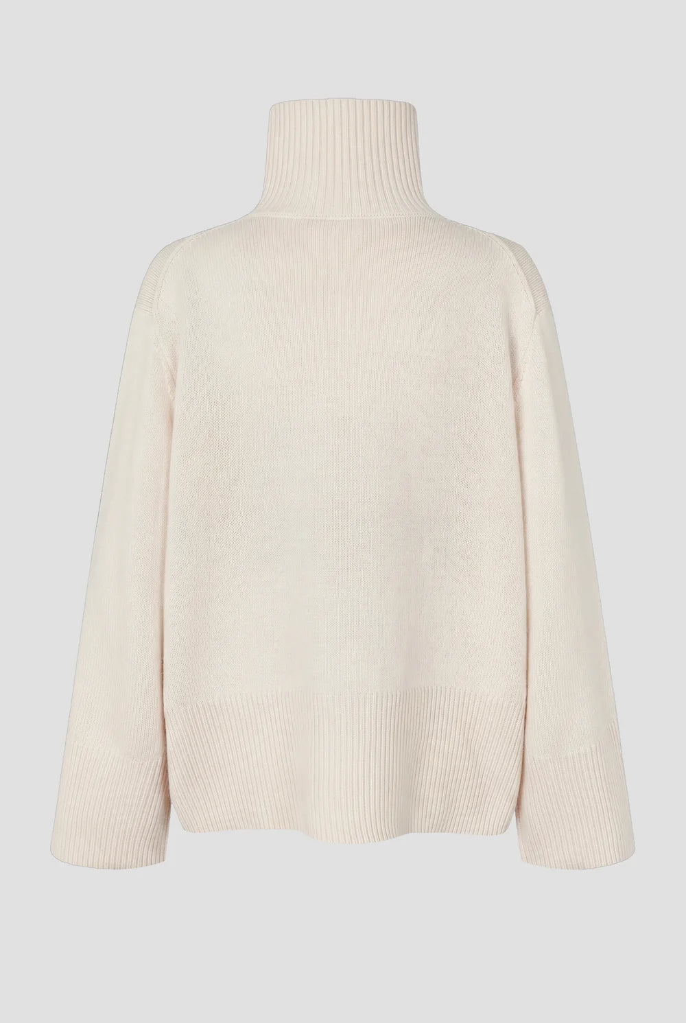 SECOND FEMALE |  Pull en tricot à col roulé 'Alpha' | Crème