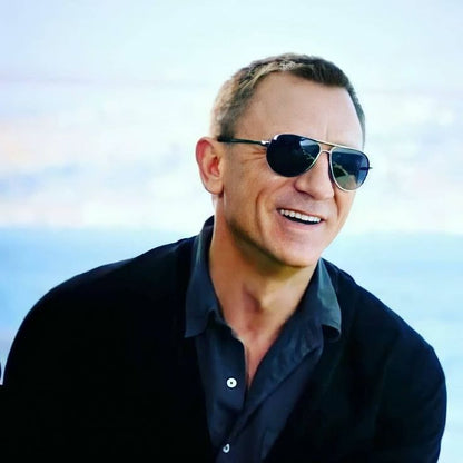 Tom Ford  |  Lunettes de soleil aviateur Marko - Argent / Bleu
