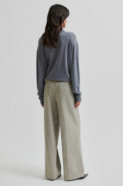 Second Female | Pull polo en laine et cachemire Vilena - gris