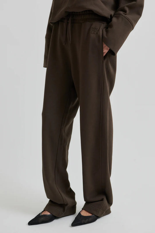 Second Female | Pantalon de jogging ''Abadell'' coupe détendue - Marron