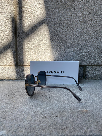 Givenchy  | Lunettes de soleil à monture surdimensionnée rond - Bleu clair