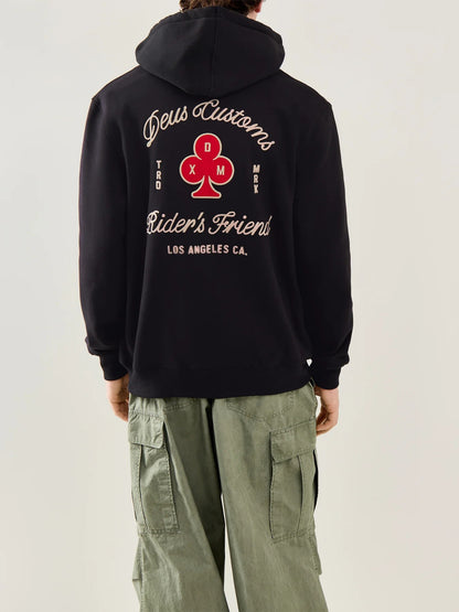 Deus Ex Machina | Sweat à capuche zippé Basto - Noir