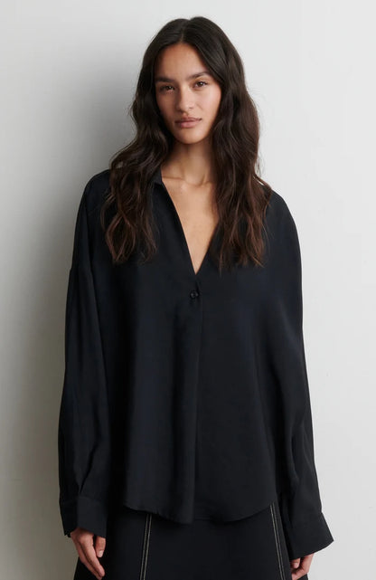 SECOND FEMALE | Chemise ''Timeline '' | Noir