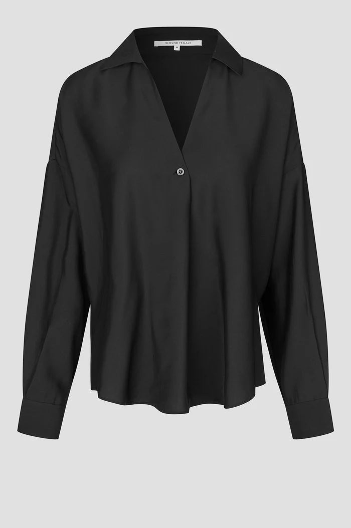 SECOND FEMALE | Chemise ''Timeline '' | Noir