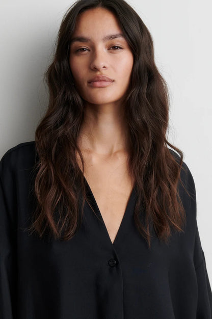 SECOND FEMALE | Chemise ''Timeline '' | Noir