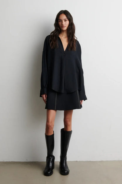 SECOND FEMALE | Chemise ''Timeline '' | Noir