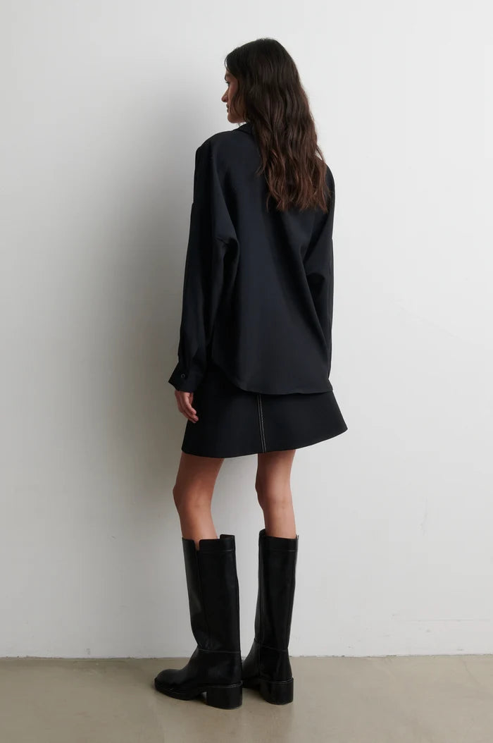 SECOND FEMALE | Chemise ''Timeline '' | Noir