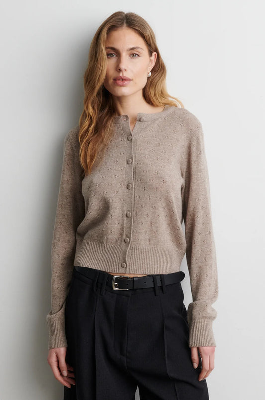 SECOND FEMALE |  Cardigan en tricot 'Amala' | Beige